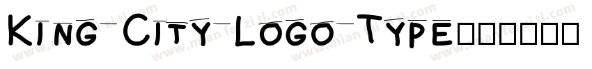King City Logo Type字体转换